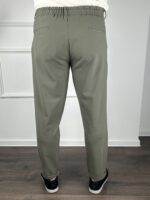 Muške casual pantalone-maslinaste - Image 3