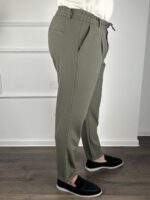 Muške casual pantalone-maslinaste - Image 5