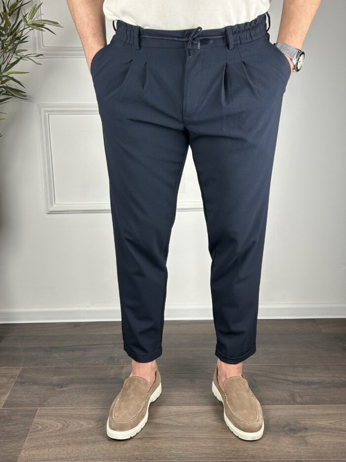 Muške casual pantalone-teget - Image 1