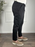Muške casual pantalone -crne - Image 3