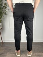 Muške casual pantalone -crne - Image 5