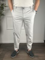 Muške sive pantalone regular - Image 2