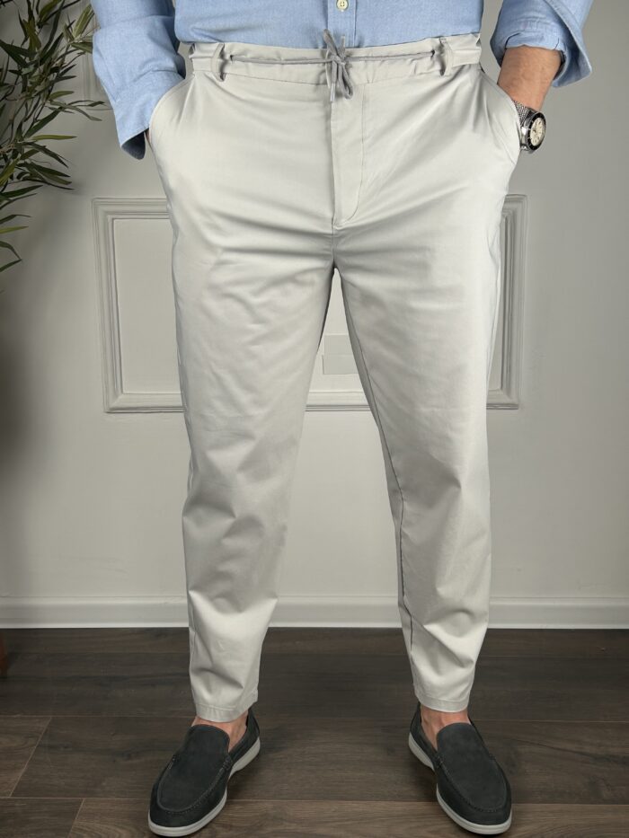 Muške sive pantalone regular - Image 1
