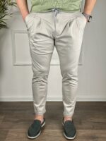 Muške casual pantalone- siva