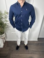 Muška elegantna košulja teget