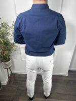 Muška elegantna košulja teget - Image 4