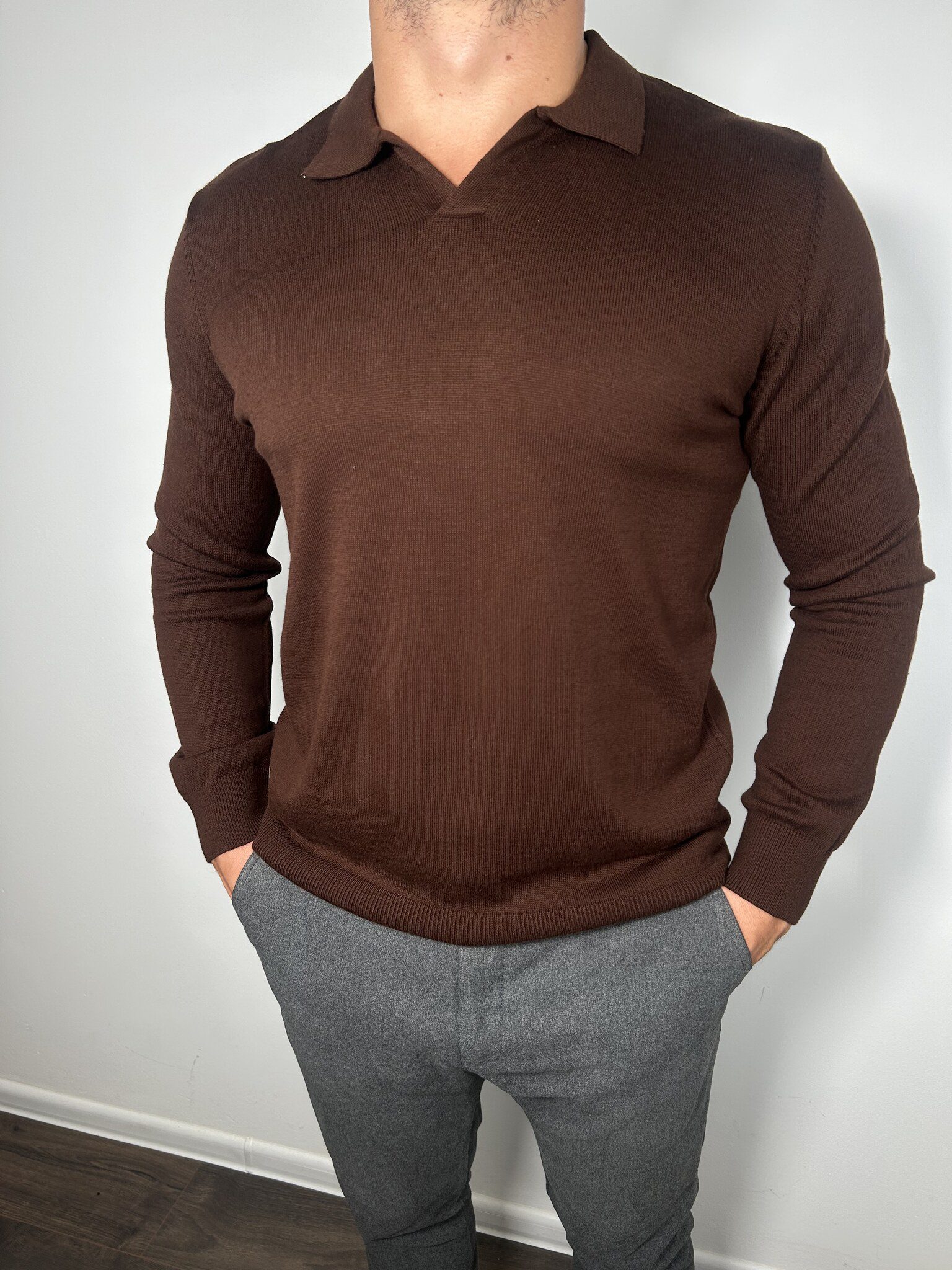 1757689380992167-(1) COMO džemper (braon) - Image 1