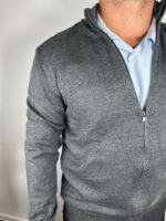 Končani džemper sa rajsferšlusom (sivi) - Image 3