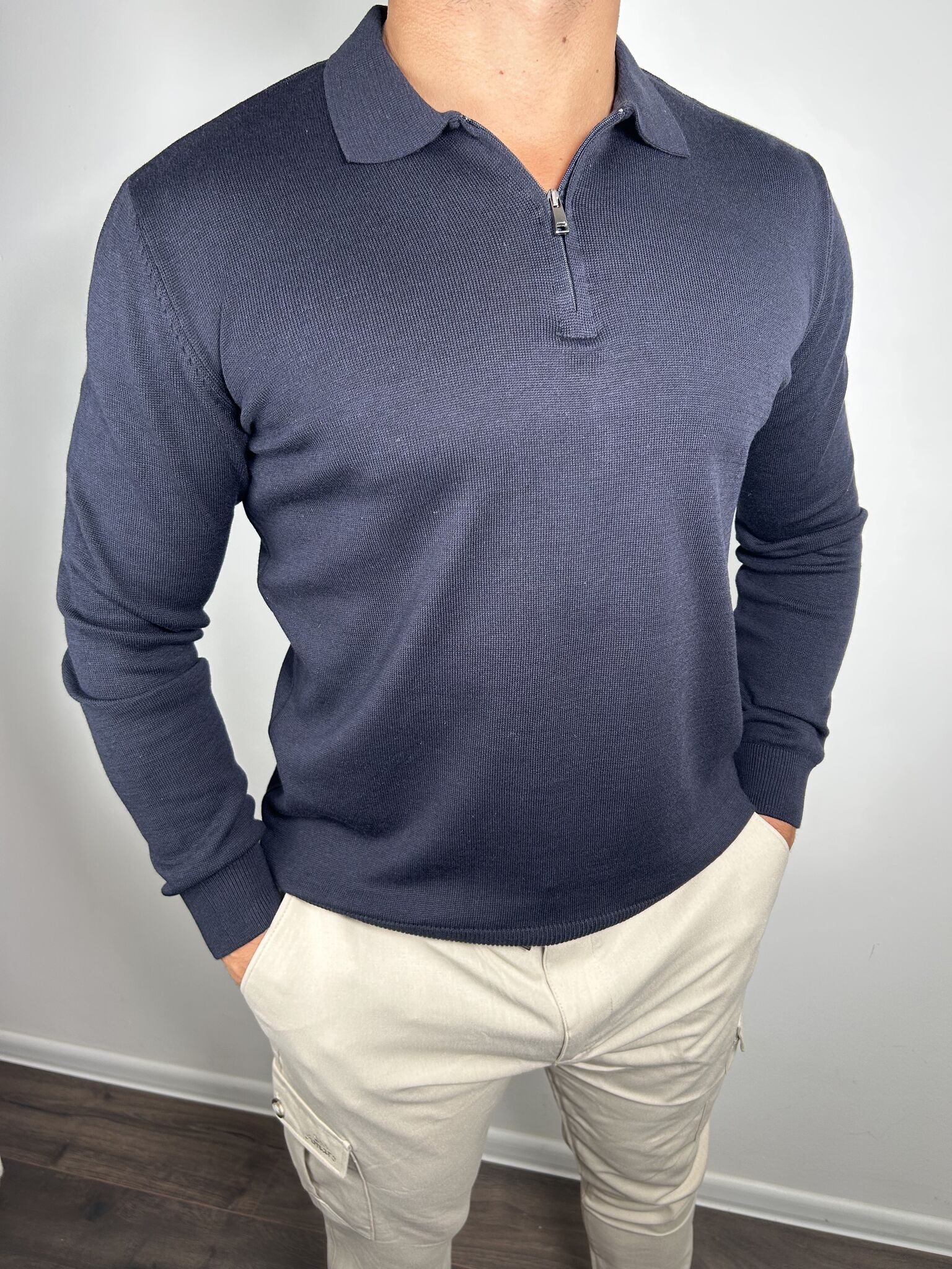 1757689506357276-(1) Muški džemper teget - Image 1