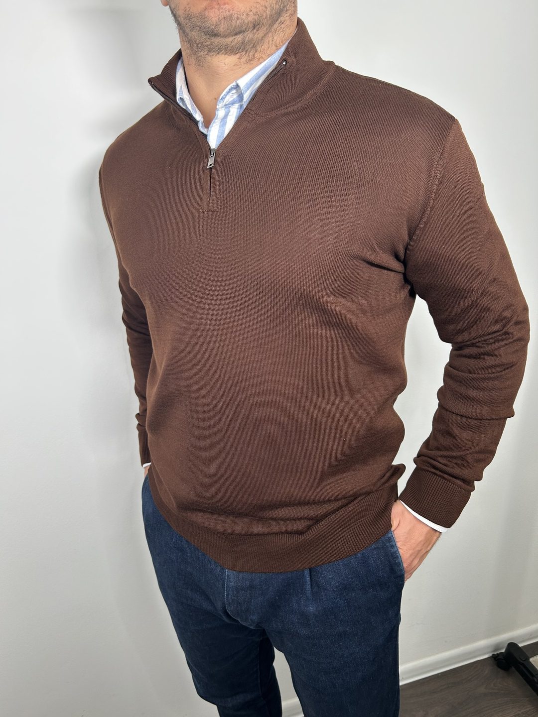 1759423292392521-(1) Notte džemper (braon) - Image 1