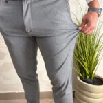 Casual pantalone (svetlosive)