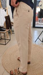 Premium lanene pantalone  bež - Slika 2