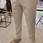 Premium lanene pantalone  bež