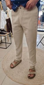 Premium lanene pantalone  bež