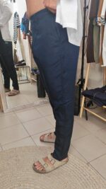 Premium lanene pantalone  teget - Slika 3
