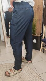 Premium lanene pantalone  teget