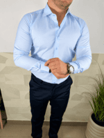 Muška elegantna košulja-svetloplava