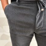 Somotne pantalone (sive)