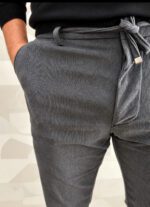 Somotne pantalone (sive)