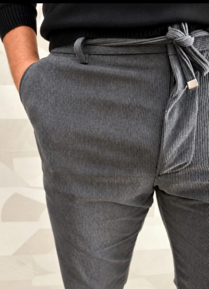 Somotne pantalone (sive)