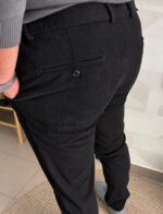Somotne pantalone (crne) - Slika 3