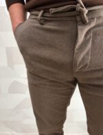 Somotne pantalone (tamnobež) - Slika 4