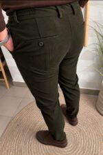 Somotne pantalone (maslinaste) - Slika 2